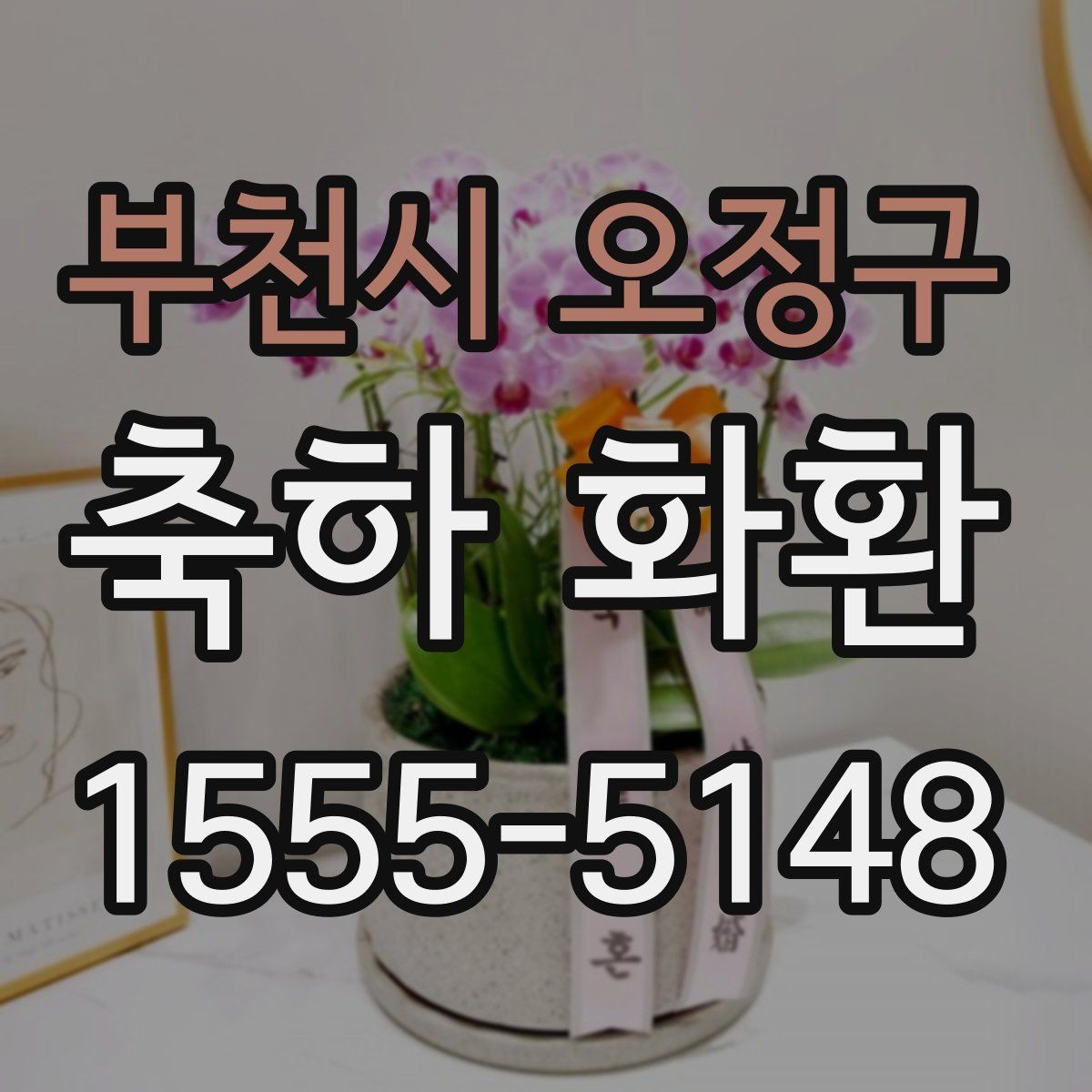 부천시 오정구 축하 화환 기본 구성과 추가 옵션 비교
