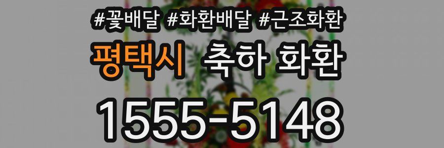 평택시 축하 화환