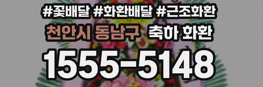 천안시 동남구 축하 화환