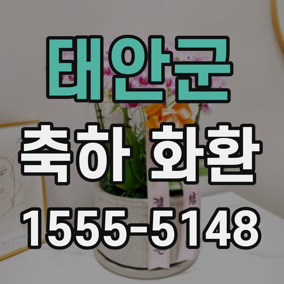 태안군 축하 화환