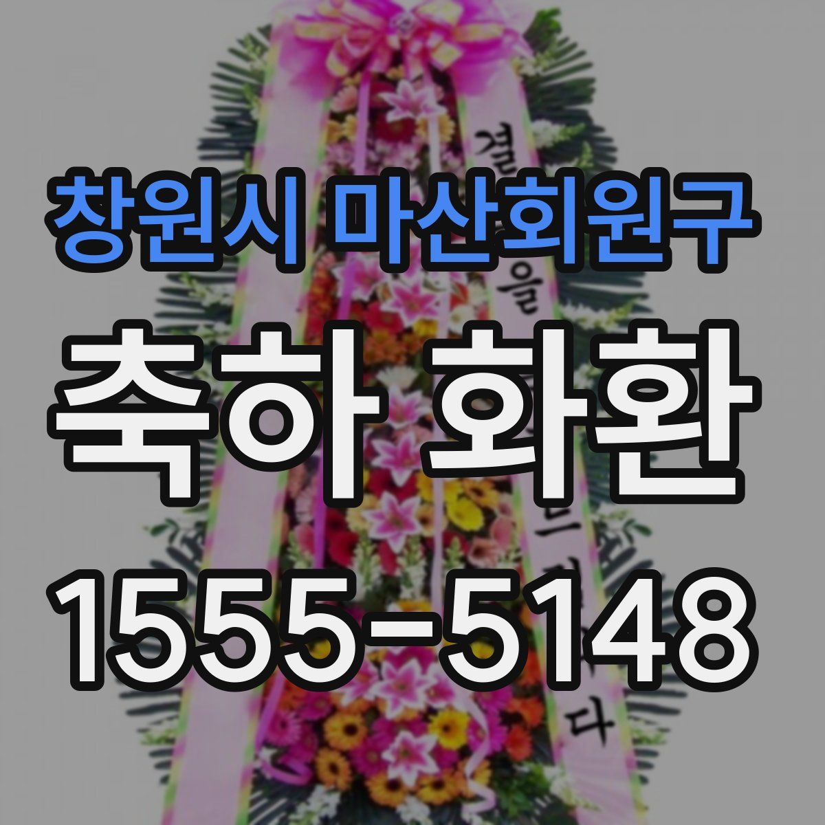 창원시 마산회원구 축하 화환