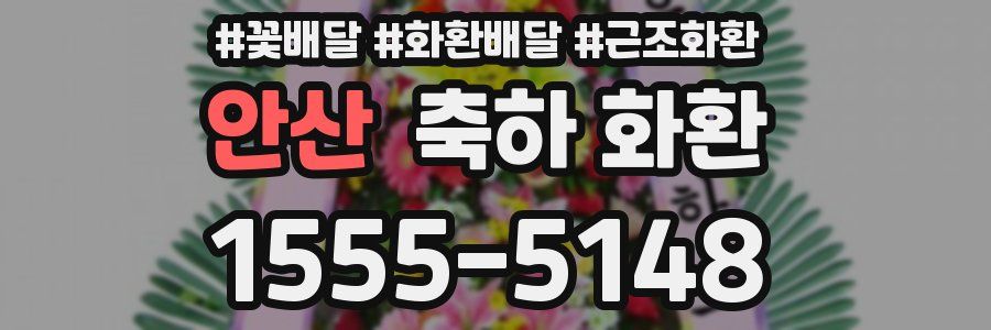 안산 축하 화환