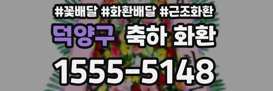 덕양구 축하 화환