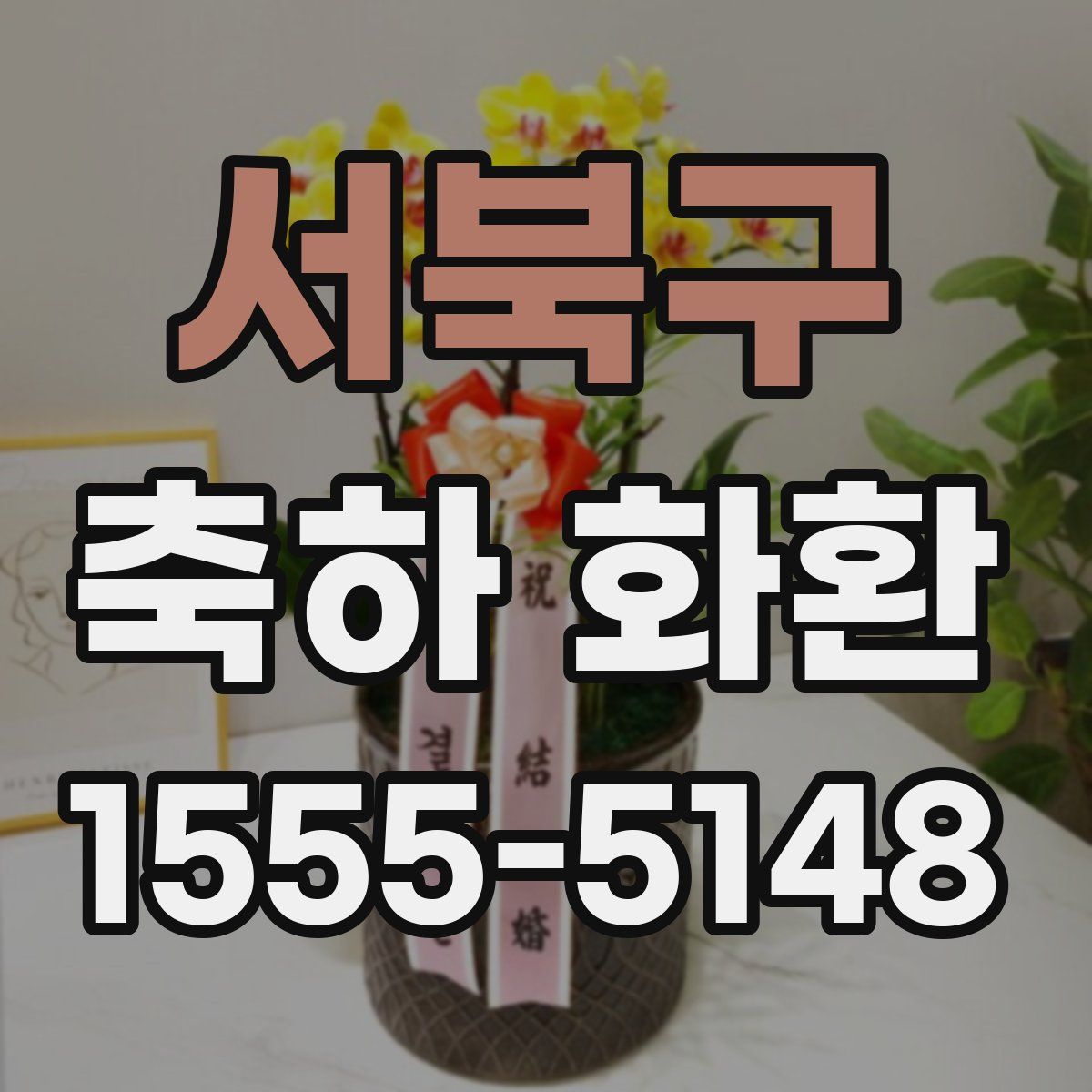 서북구 축하 화환