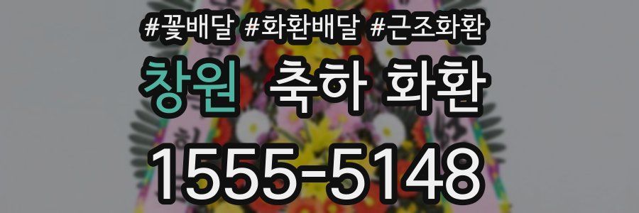 창원 축하 화환