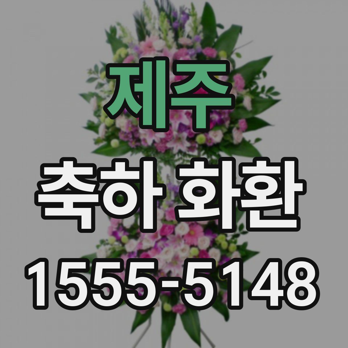 제주 축하 화환