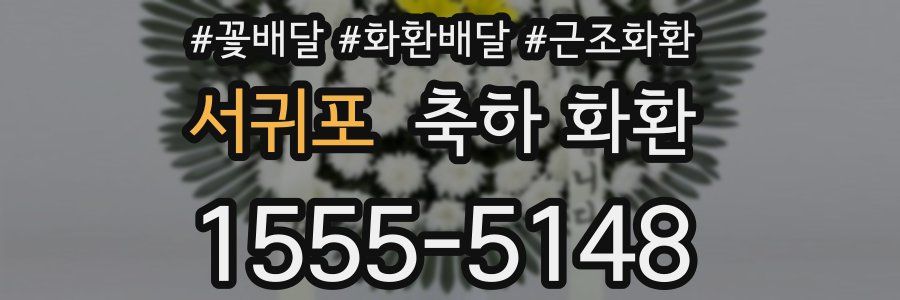 서귀포 축하 화환
