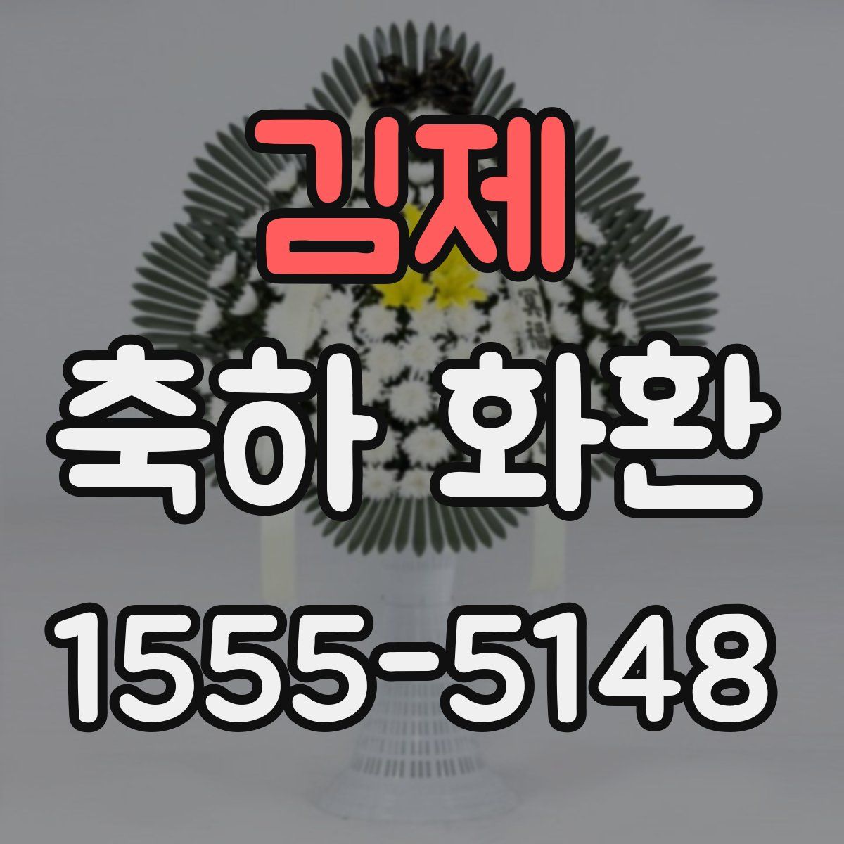 김제 축하 화환