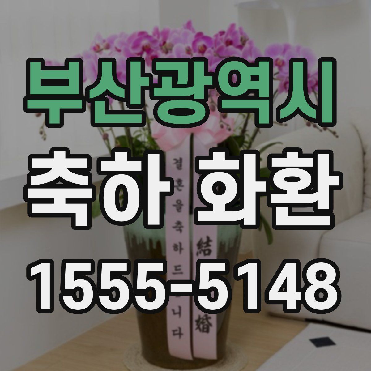 부산광역시 축하 화환
