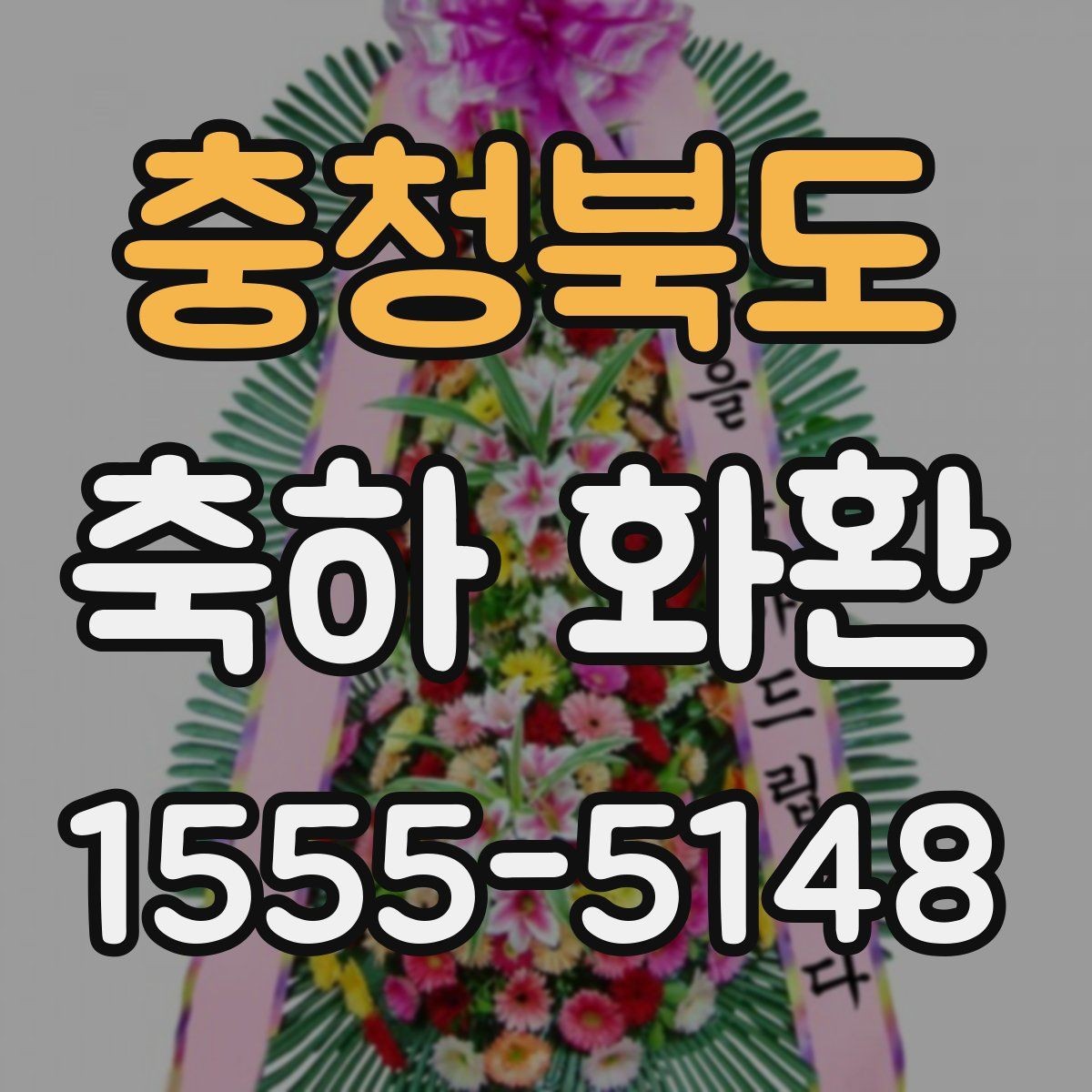 충청북도 축하 화환 배송 지역이 넓은지 살펴보기