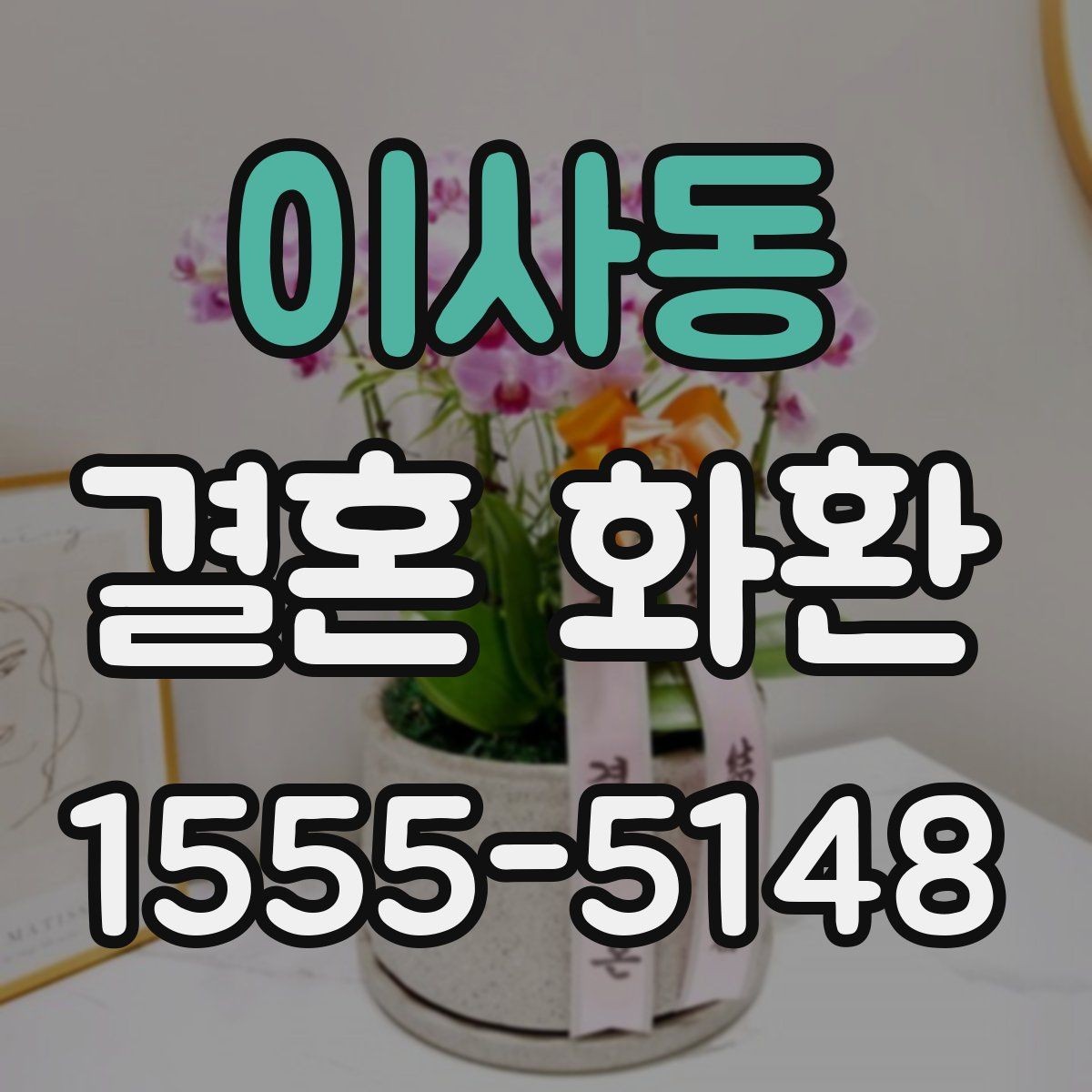 이사동 결혼 화환 문구 예절을 지키는 간단한 기준