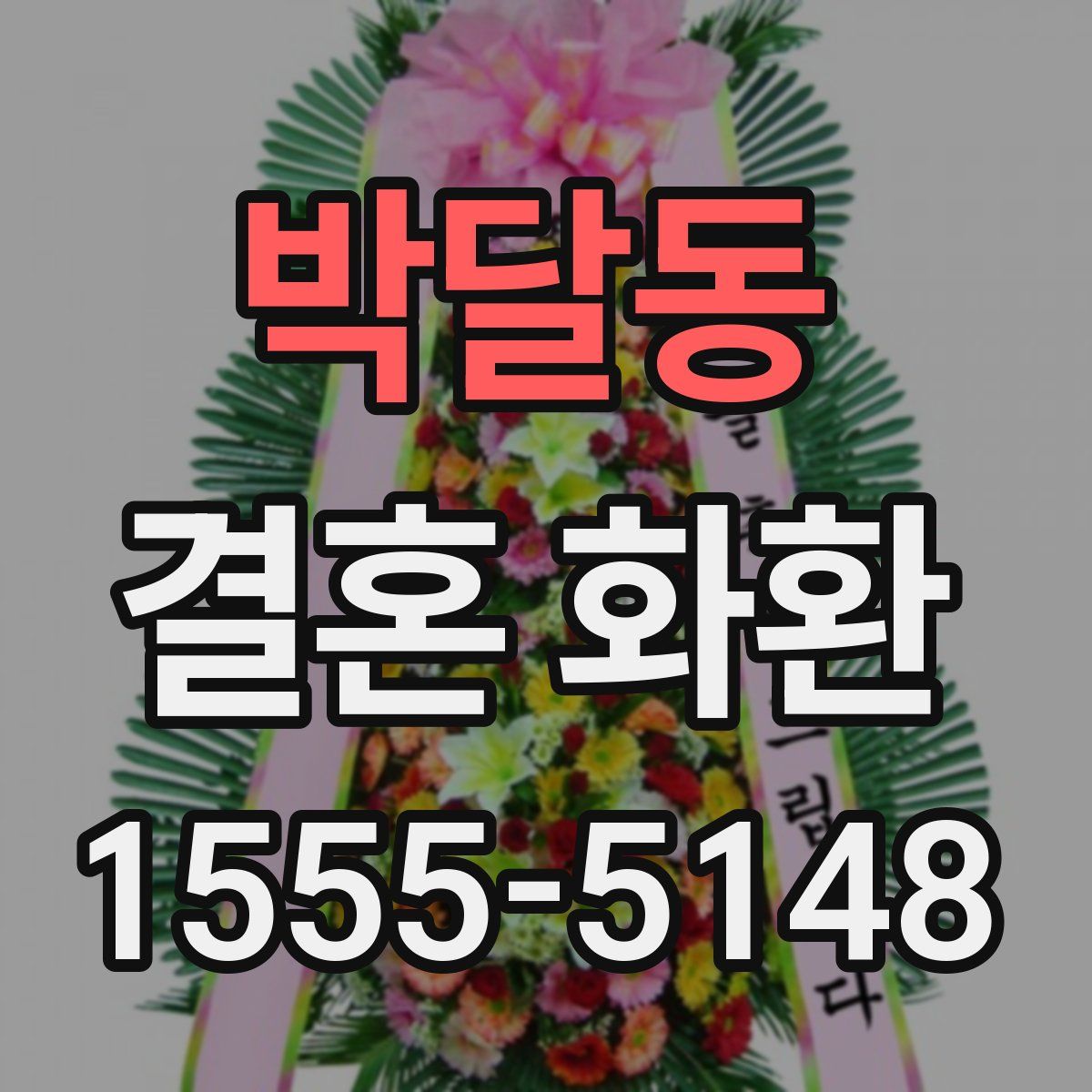 박달동 결혼 화환