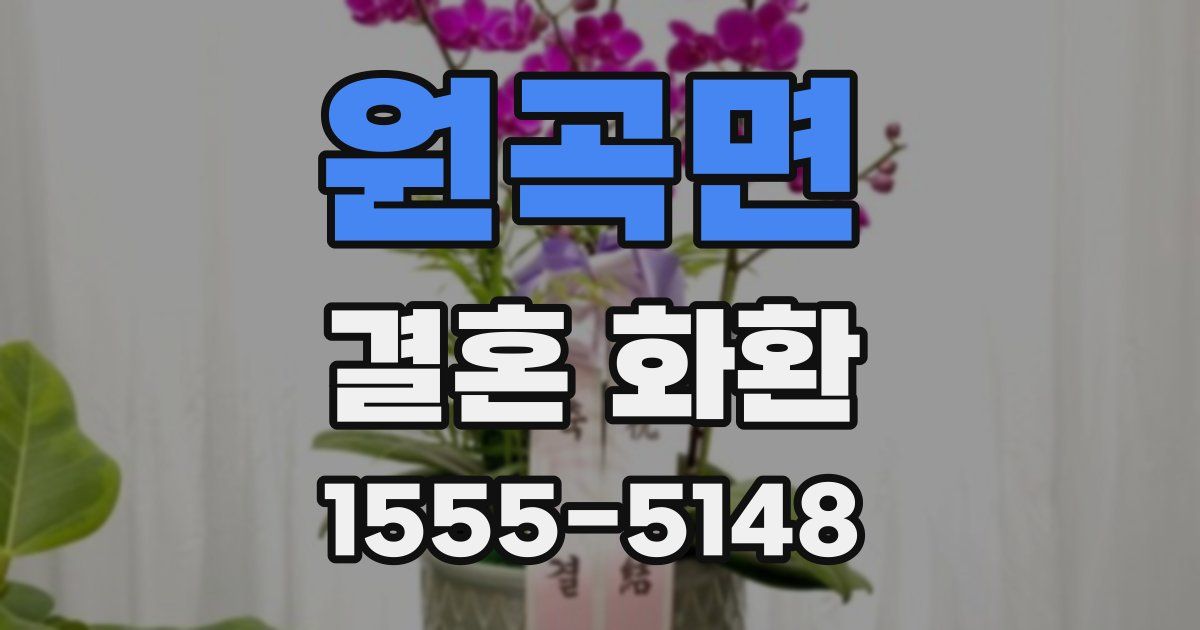 원곡면 결혼 화환