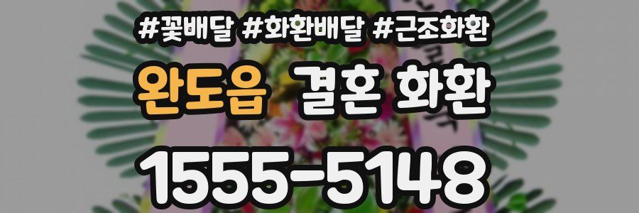완도읍 결혼 화환