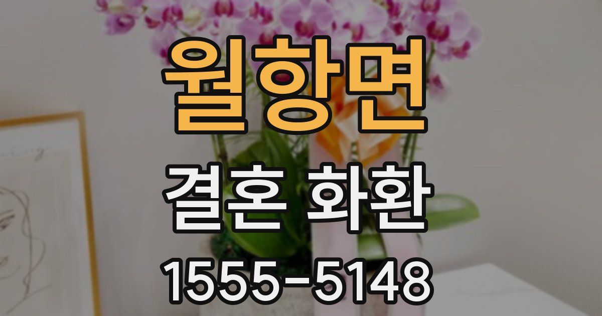 월항면 결혼 화환