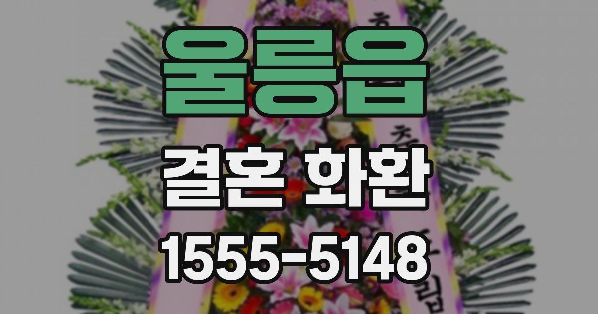 울릉읍 결혼 화환