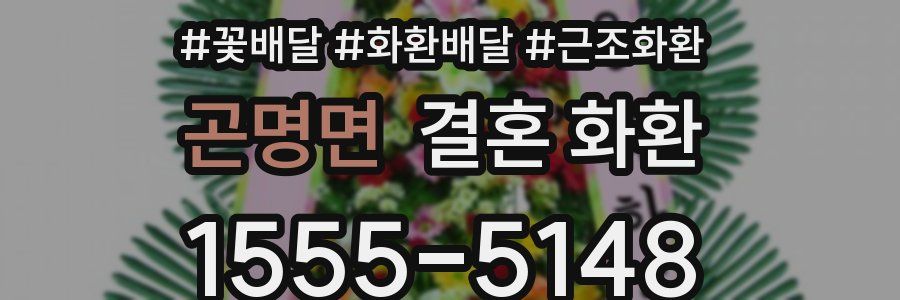 곤명면 결혼 화환