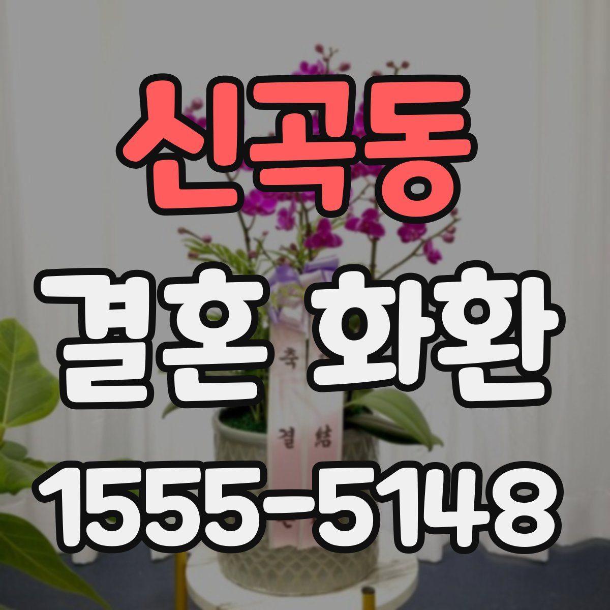 신곡동 결혼 화환