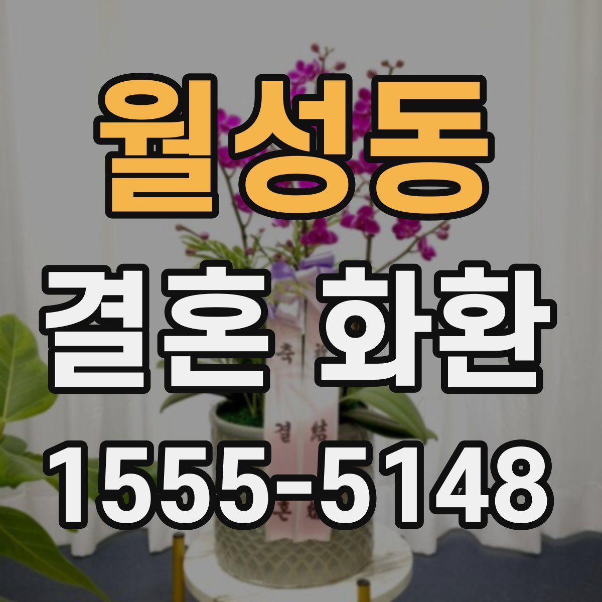 월성동 결혼 화환