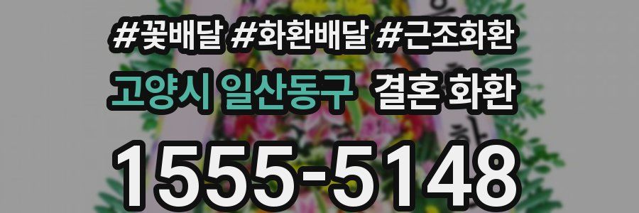 고양시 일산동구 결혼 화환