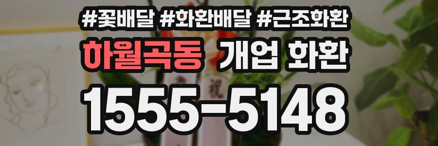 하월곡동 개업 화환