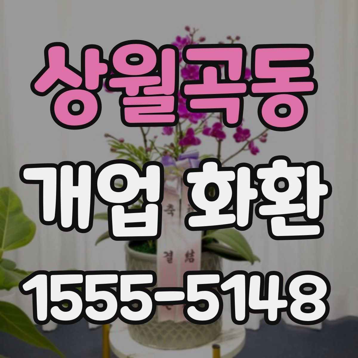 상월곡동 개업 화환
