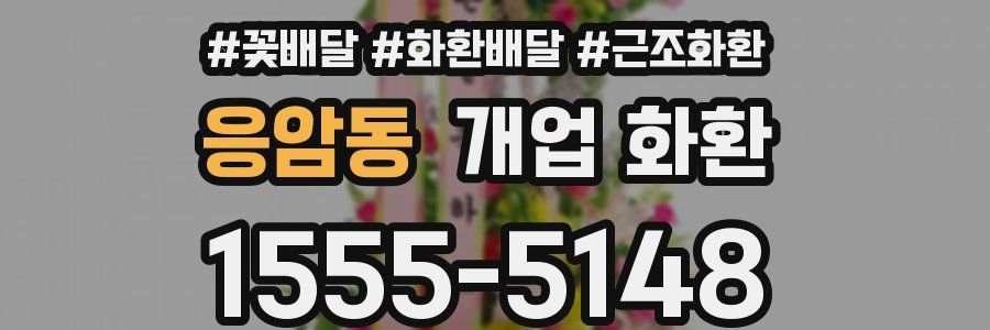응암동 개업 화환