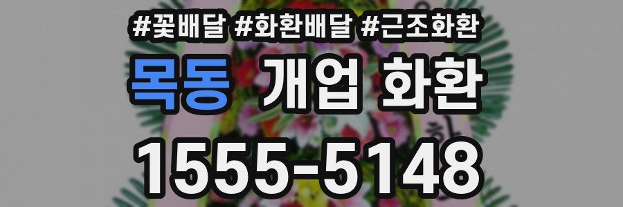 목동 개업 화환