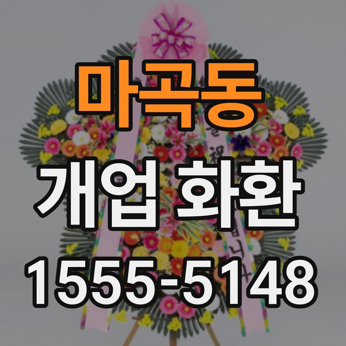 마곡동 개업 화환