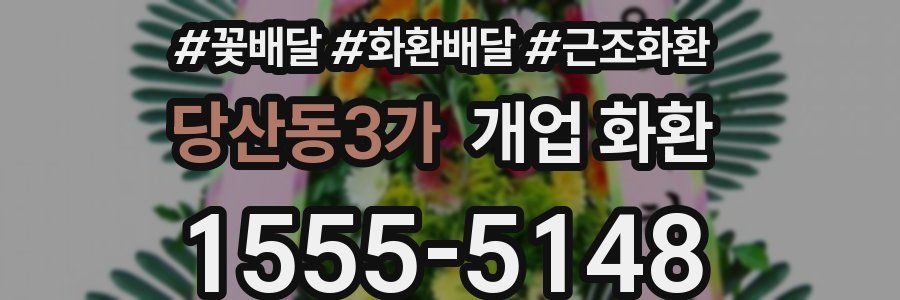 당산동3가 개업 화환