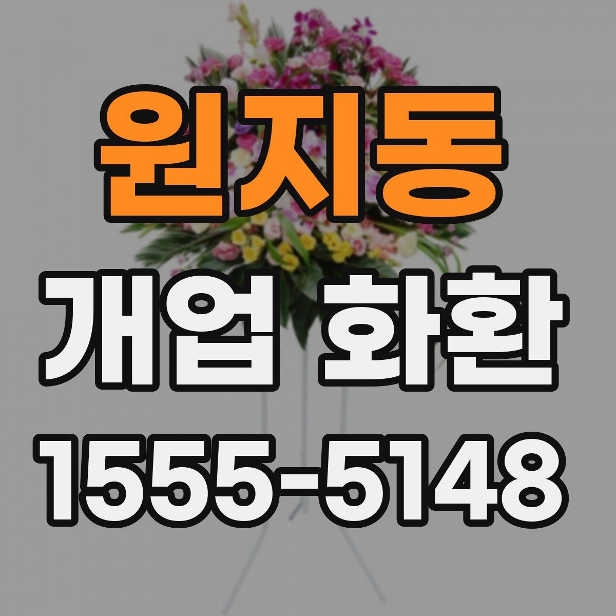 원지동 개업 화환
