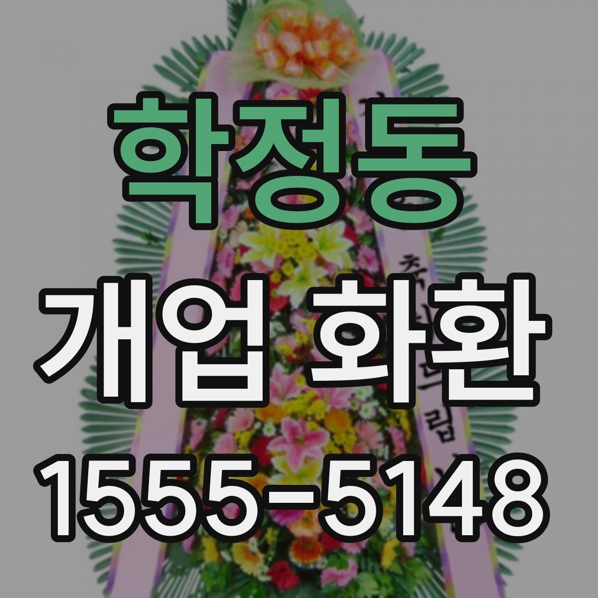 학정동 개업 화환