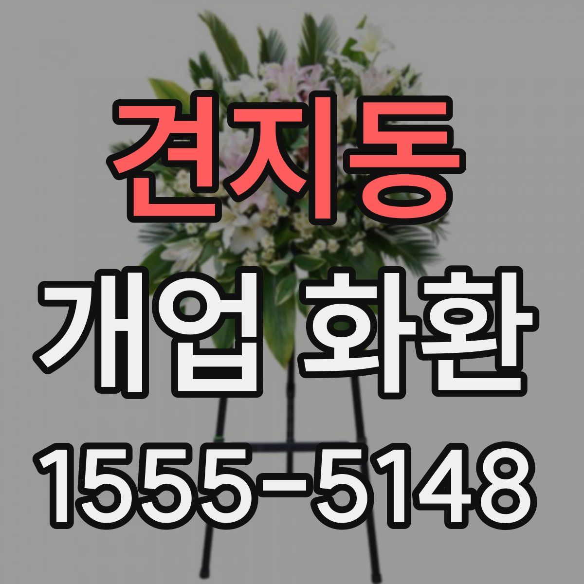 견지동 개업 화환