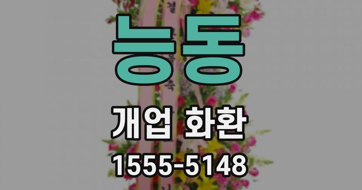 능동 개업 화환
