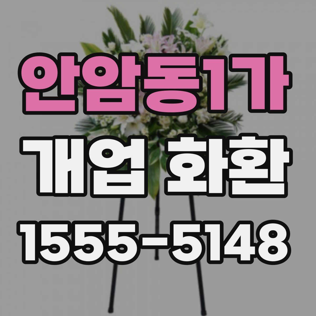 안암동1가 개업 화환