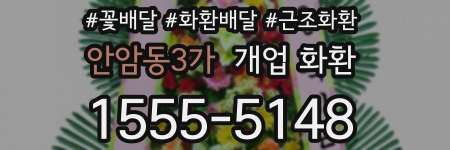 안암동3가 개업 화환