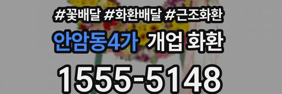 안암동4가 개업 화환