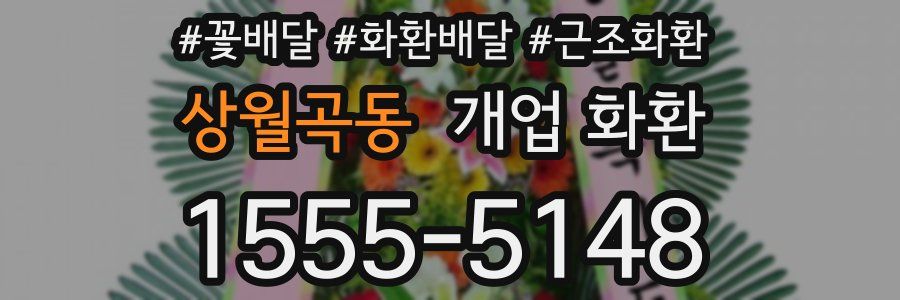 상월곡동 개업 화환
