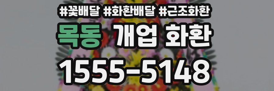 목동 개업 화환