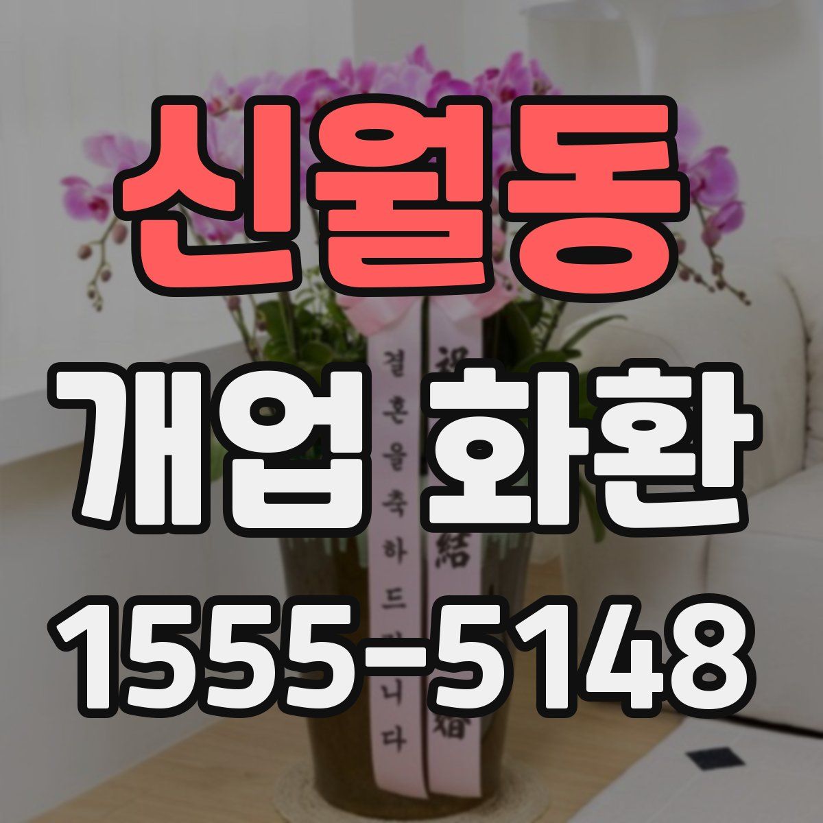 신월동 개업 화환