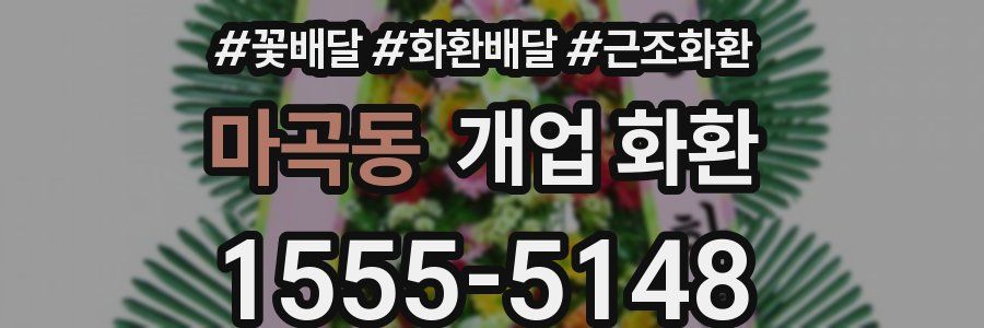 마곡동 개업 화환
