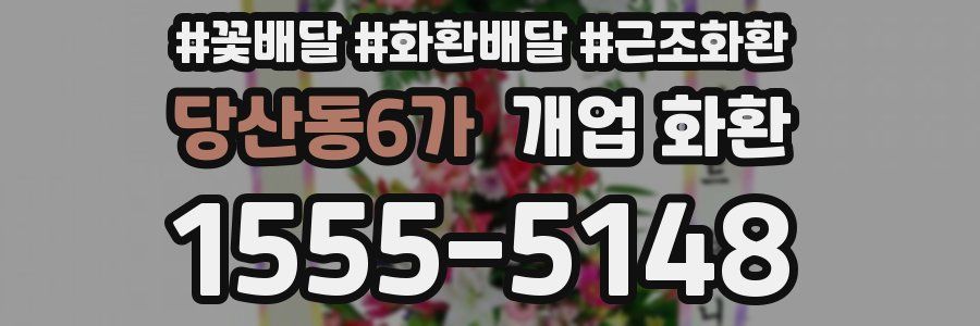당산동6가 개업 화환