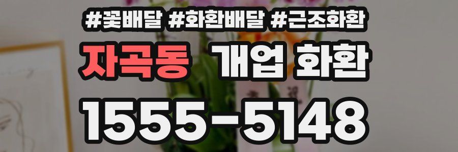 자곡동 개업 화환
