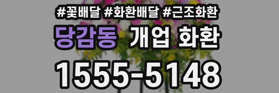 당감동 개업 화환
