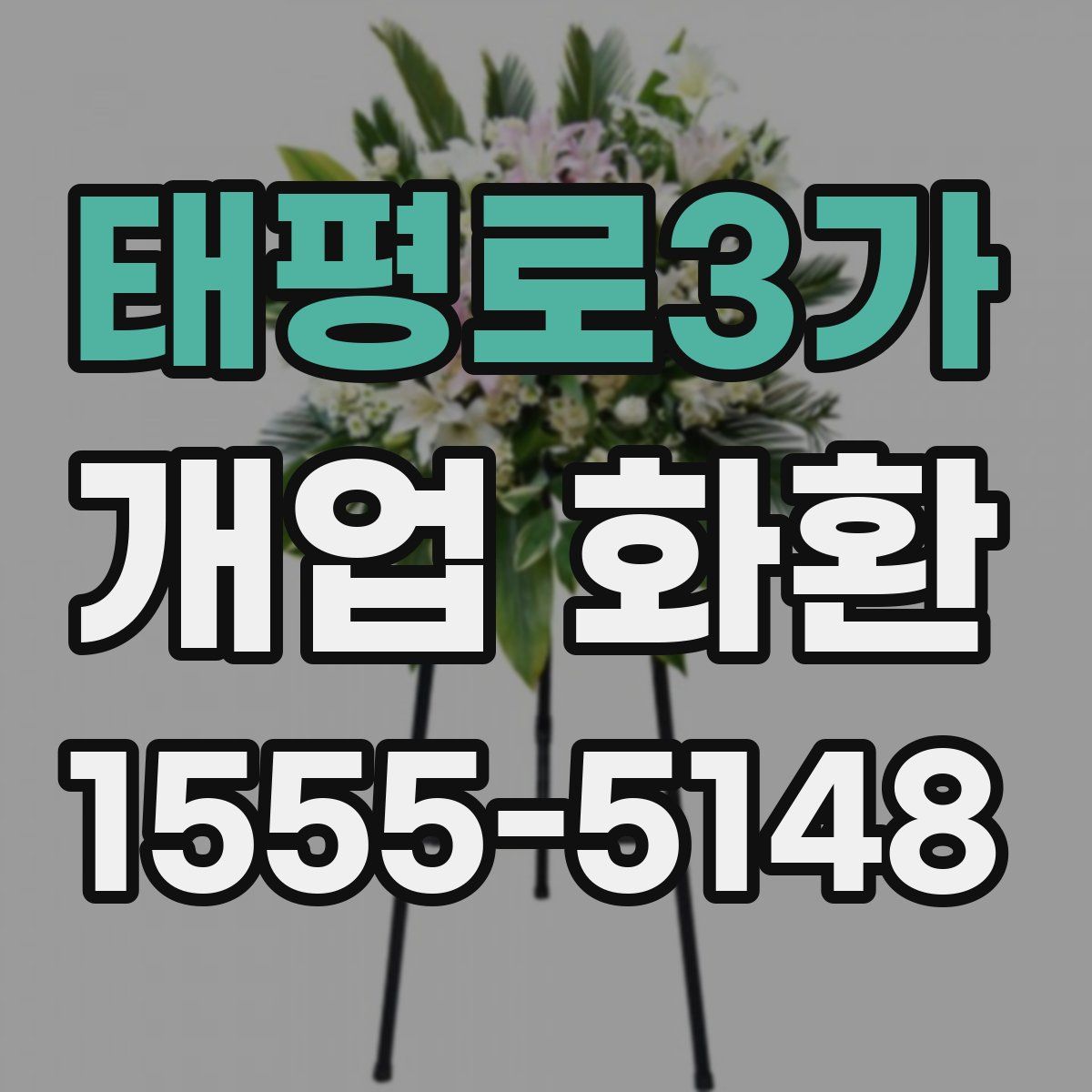 태평로3가 개업 화환
