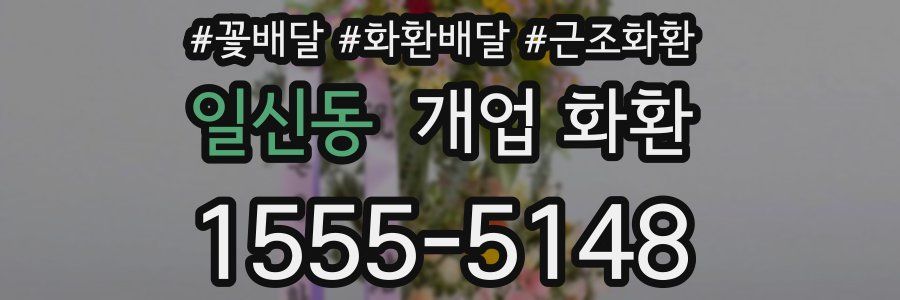 일신동 개업 화환