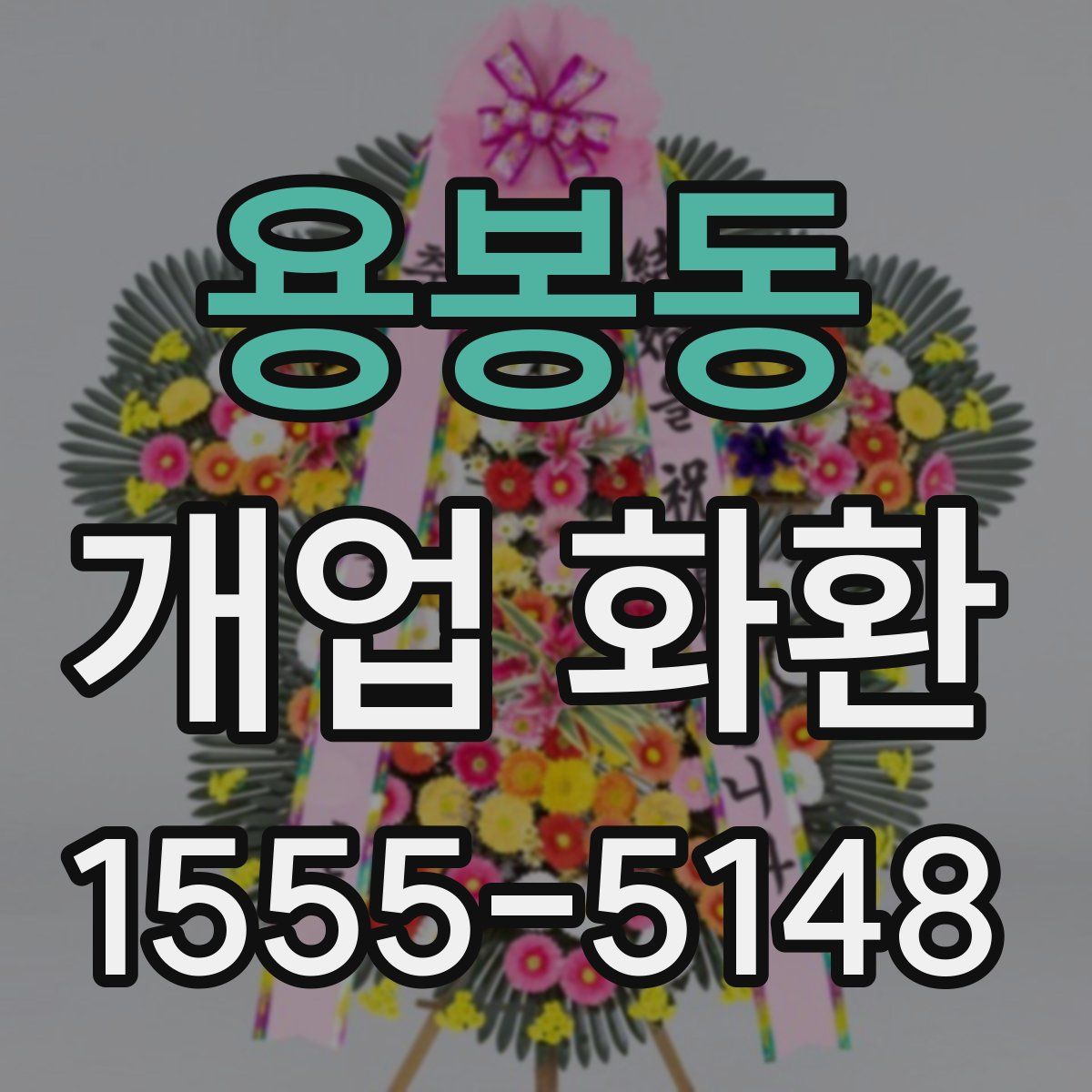 용봉동 개업 화환