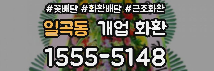 일곡동 개업 화환