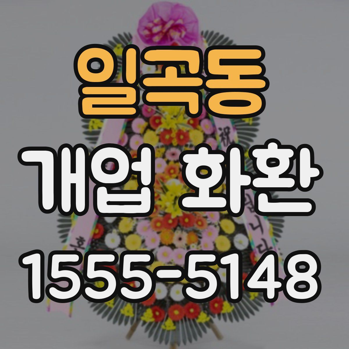 일곡동 개업 화환