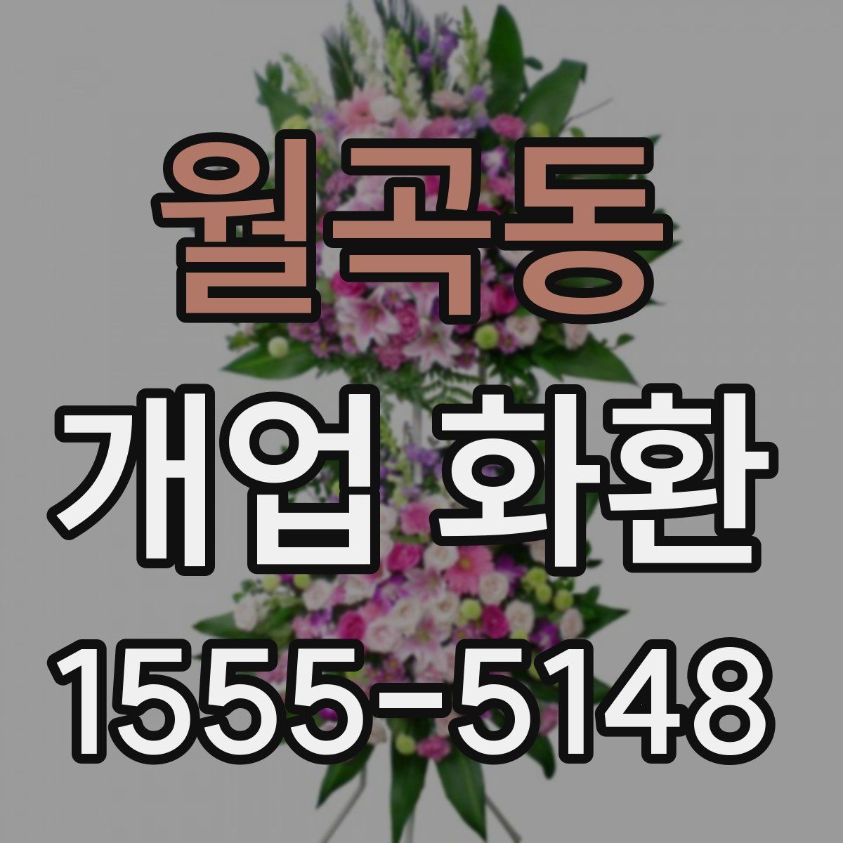 월곡동 개업 화환